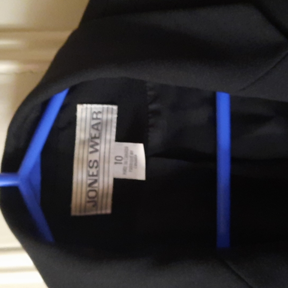 JONES NY midi blazer black size 10 - Picture 2 of 5